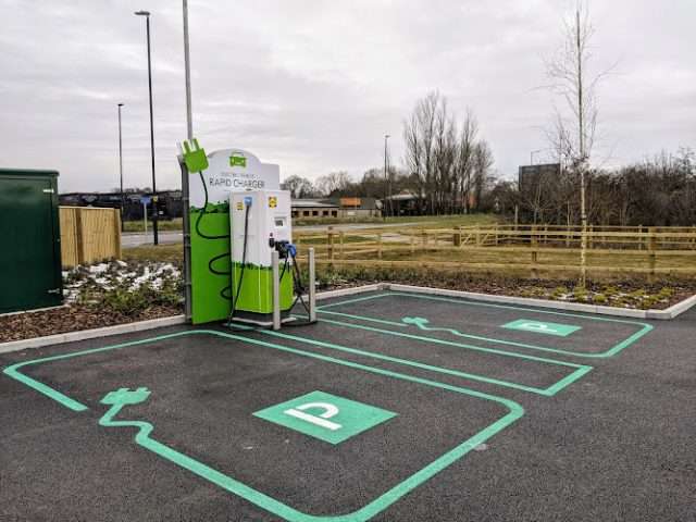 Lidl Charging Station in Selby United Kingdom of Great Britain and Northern Ireland