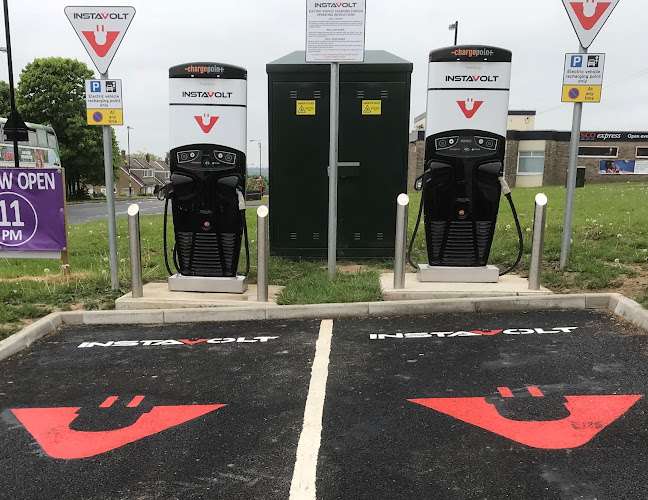 InstaVolt Charging Station EV Charging Station at Chapel House Service Station