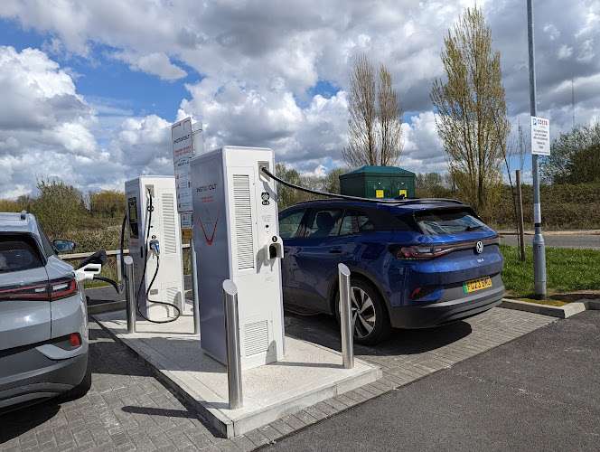 InstaVolt Charging Station EV Charging Station at Costa Coffee