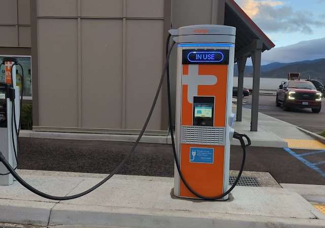 ChargePoint Charging Station in Yreka California