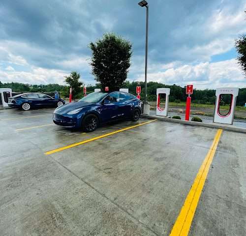 Tesla Supercharger in Morgantown West Virginia