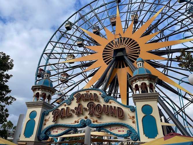 Pixar Pal-A-Round – Swinging EV Charging Station at 1313 Disneyland Dr