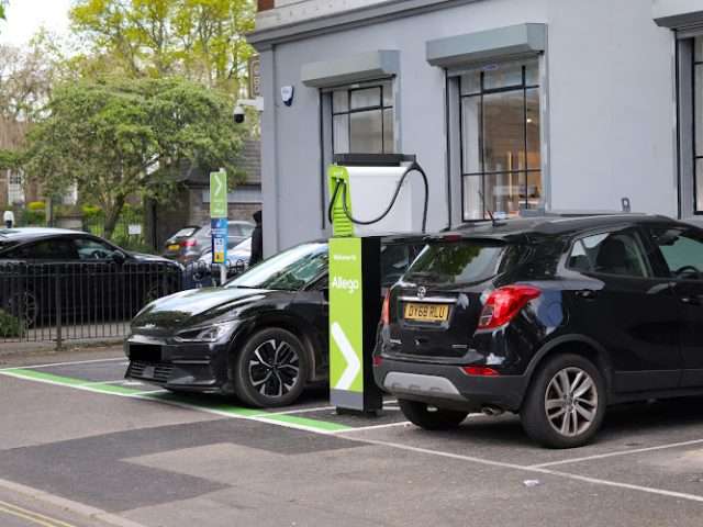 Allego Charging Station in Bristol United Kingdom of Great Britain and Northern Ireland