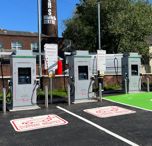InstaVolt Charging Station in Oldham United Kingdom of Great Britain and Northern Ireland