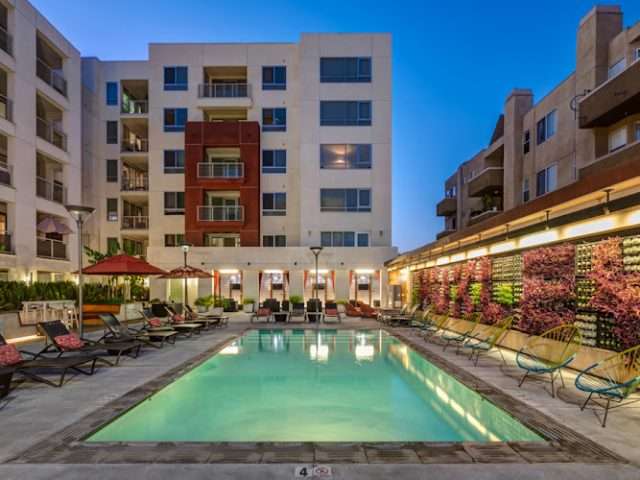 The Huxley Apartments in West Hollywood California