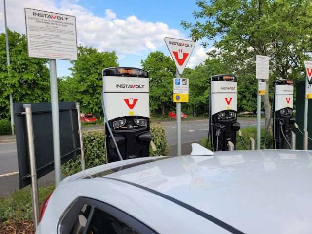 InstaVolt Charging Station in Carnforth United Kingdom of Great Britain and Northern Ireland