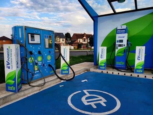 EV Power Charging Station in Coventry United Kingdom of Great Britain and Northern Ireland