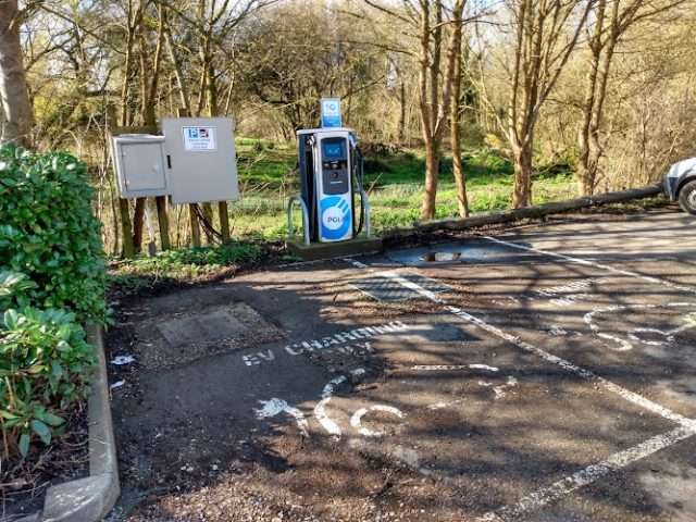 bp pulse Charging Station in Winchester United Kingdom of Great Britain and Northern Ireland