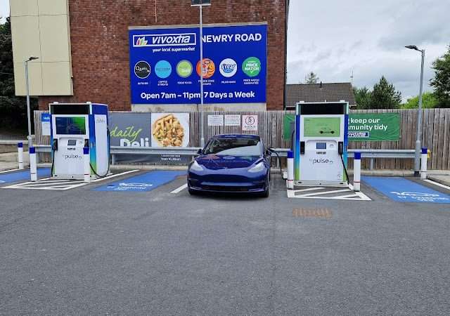 bp pulse Charging Station in Banbridge United Kingdom of Great Britain and Northern Ireland