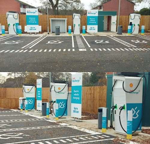 Shell Recharge Charging Station in Poole United Kingdom of Great Britain and Northern Ireland