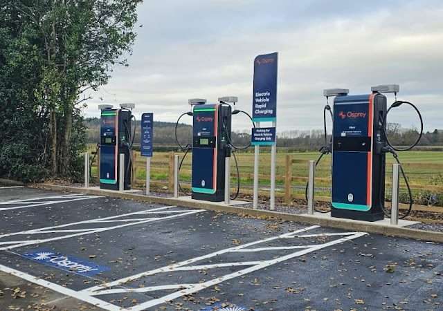 Osprey Charging Station in Shifnal United Kingdom of Great Britain and Northern Ireland