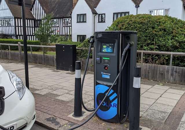 bp pulse Charging Station in London United Kingdom of Great Britain and Northern Ireland