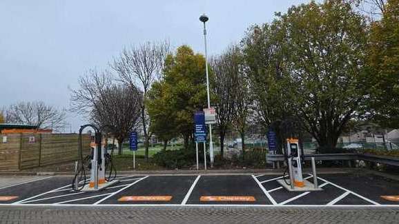 Osprey Charging Station in Mansfield United Kingdom of Great Britain and Northern Ireland
