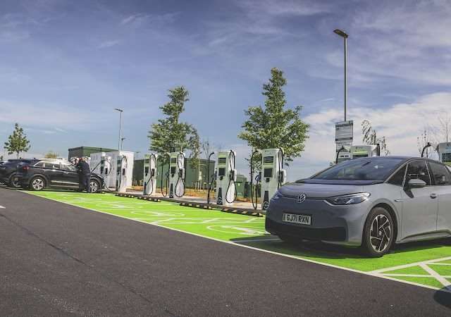 GRIDSERVE Charging Station in Rugby United Kingdom of Great Britain and Northern Ireland