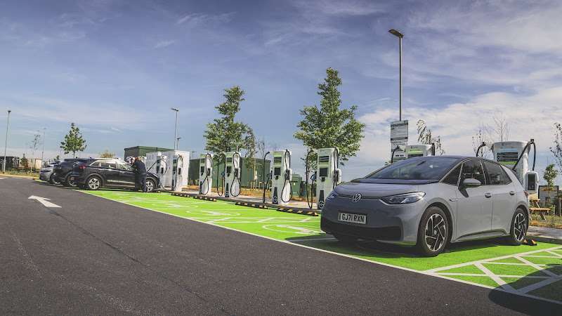 GRIDSERVE Charging Station EV Charging Station at M6