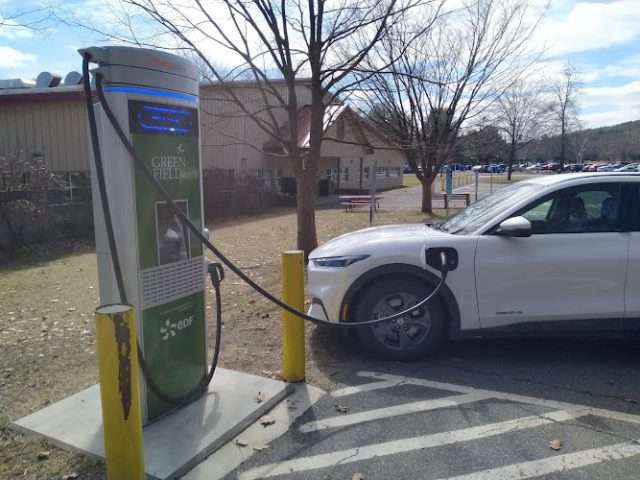 ChargePoint Charging Station in Greenfield Massachusetts
