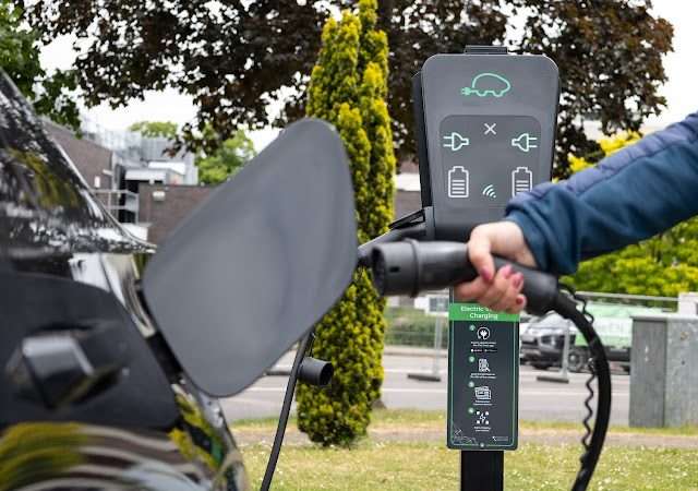 EVC Charging Station in Frome United Kingdom of Great Britain and Northern Ireland
