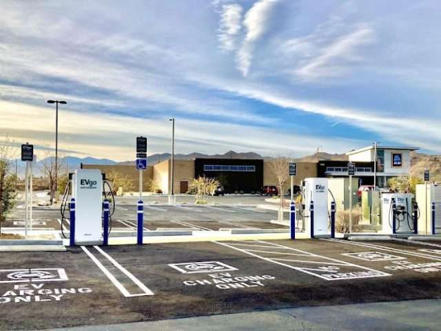 EVgo Charging Station in Yucca Valley California