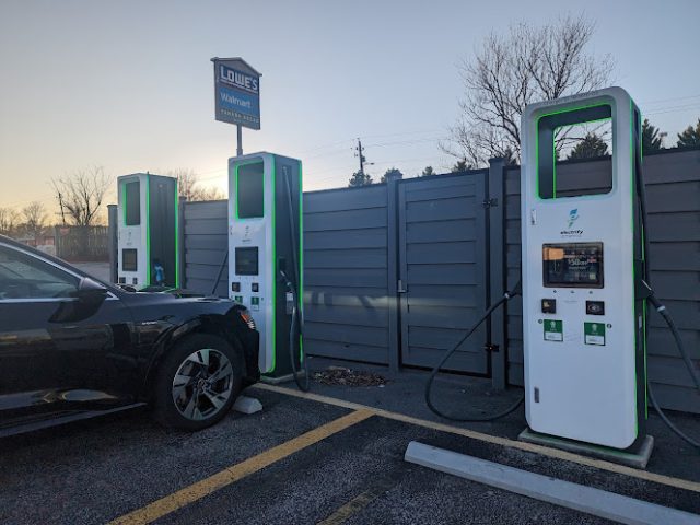 Electrify America Charging Station in Lumberton North Carolina