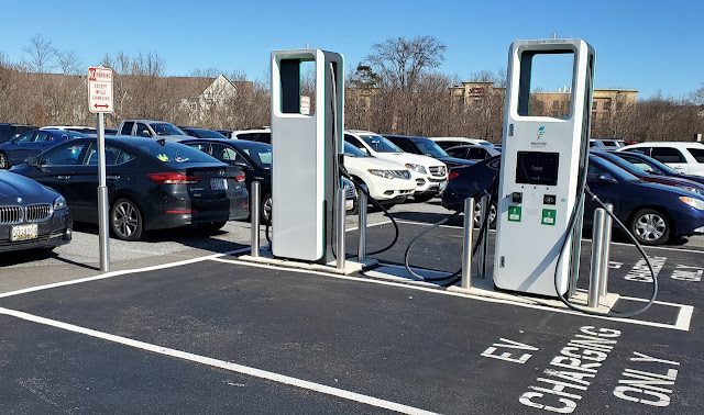 Electrify America Charging Station in Hanover Maryland