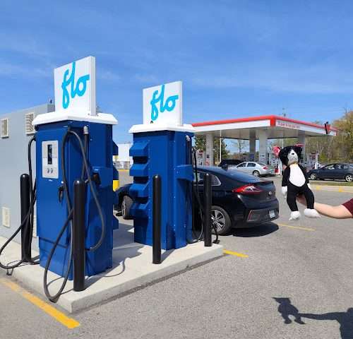 FLO Charging Station in Keswick Ontario Canada