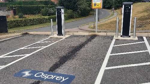 Osprey Charging Station in Alfreton United Kingdom of Great Britain and Northern Ireland