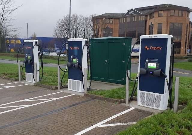 Osprey Charging Station in Gateshead United Kingdom of Great Britain and Northern Ireland