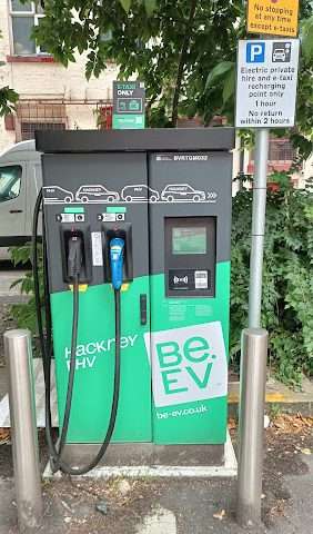 BE.EV Charging Station in Manchester United Kingdom of Great Britain and Northern Ireland