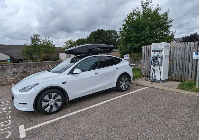 ChargePlace Scotland Charging Station in Ballindalloch United Kingdom of Great Britain and Northern Ireland