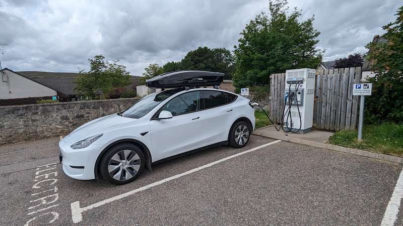 ChargePlace Scotland Charging Station EV Charging Station at Tomintoul Car Park