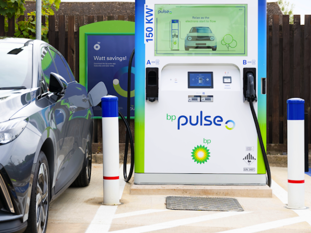 bp pulse Charging Station in London United Kingdom of Great Britain and Northern Ireland