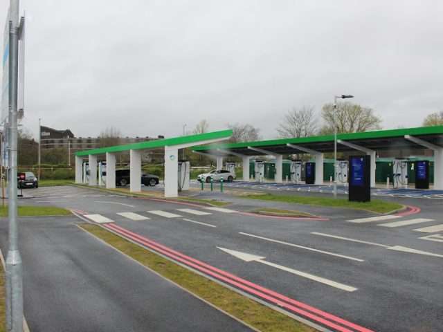 bp pulse Charging Station in Birmingham United Kingdom of Great Britain and Northern Ireland