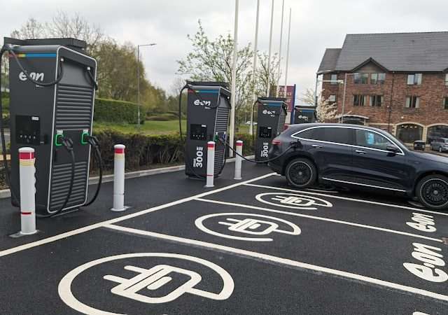 E.ON Drive Charging Station in Barnsley United Kingdom of Great Britain and Northern Ireland