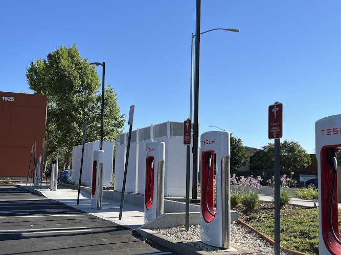 Tesla Supercharger EV Charging Station at Target
