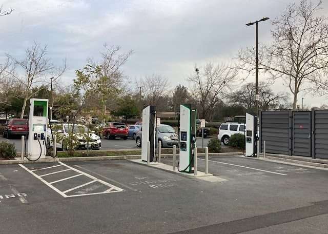 Electrify America Charging Station in Folsom California