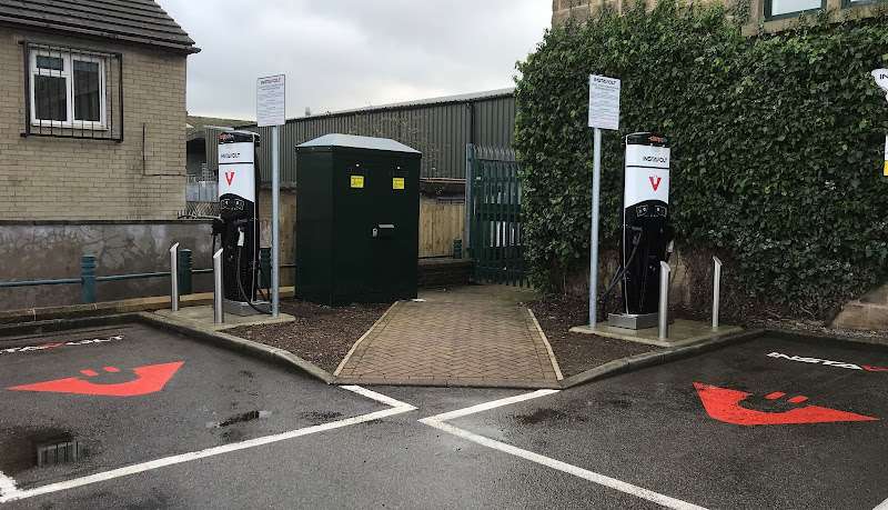 InstaVolt Charging Station EV Charging Station at Booths Supermarket