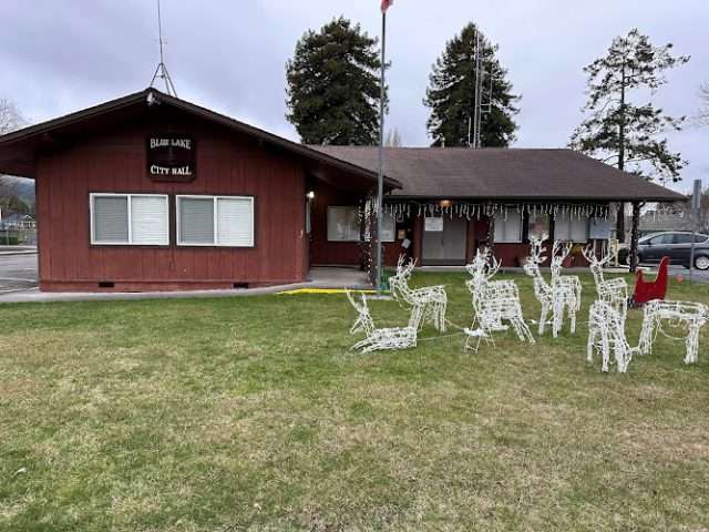 Blue Lake City Hall in Blue Lake California