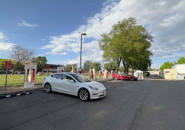 Tesla Supercharger in Stockton California