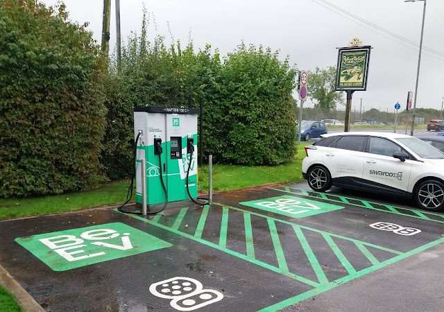 Be.EV Charging Station in Blackburn United Kingdom of Great Britain and Northern Ireland