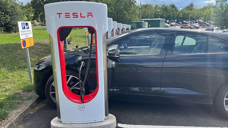 Tesla Supercharger EV Charging Station at 6CXR+R5