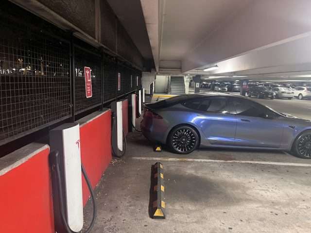 Tesla Supercharger in Jersey City New Jersey