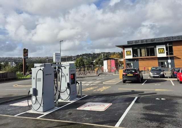 InstaVolt Charging Station in Swansea United Kingdom of Great Britain and Northern Ireland