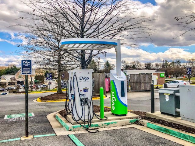 EVGo Charging Station in Olney Maryland