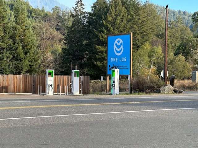 Electrify America Charging Station in Garberville California