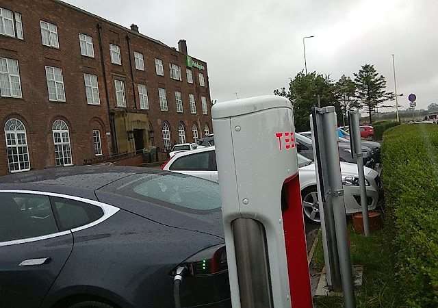 Tesla Supercharger in Darlington United Kingdom of Great Britain and Northern Ireland