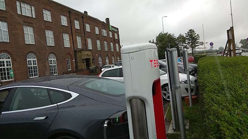 Tesla Supercharger EV Charging Station at Holiday Inn