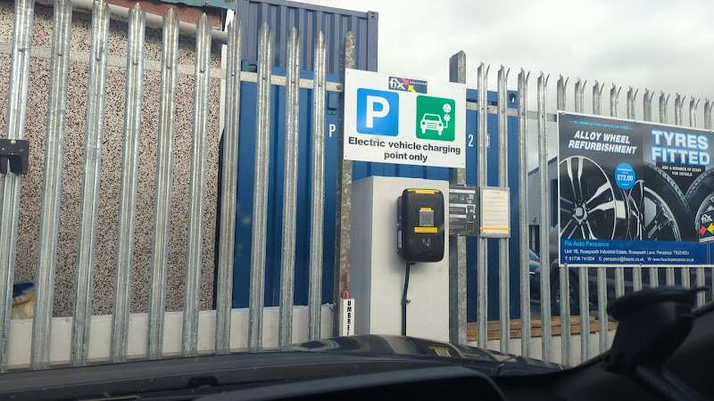 Electric Vehicle Charging Station EV Charging Station at Crowlas