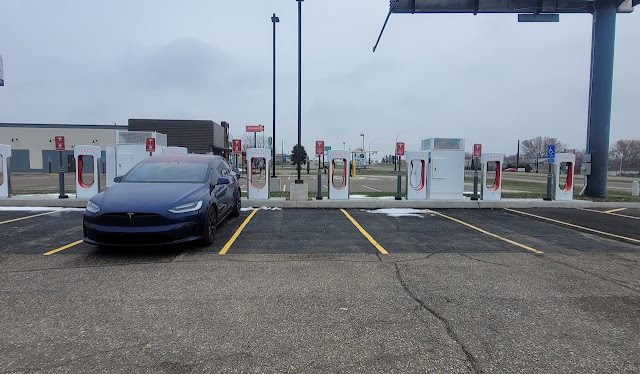 Tesla Supercharger in Fergus Falls Minnesota