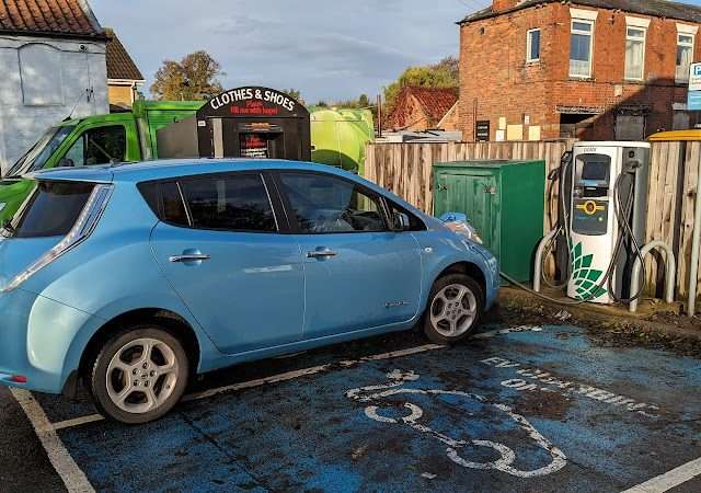 bp pulse Charging Station in Lincolnshire United Kingdom of Great Britain and Northern Ireland