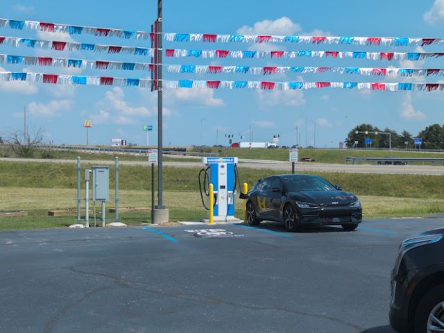EV Connect Charging Station in Marshfield Missouri